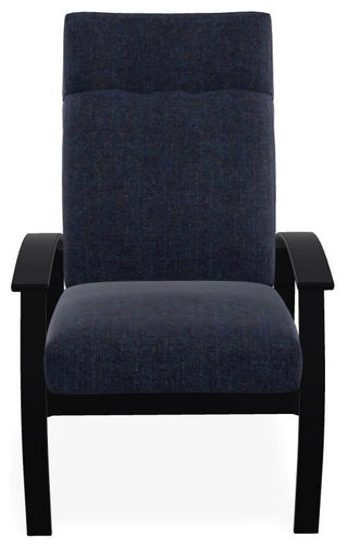 Belle Isle Cushion Outdoor Armchair, Indigo/Black