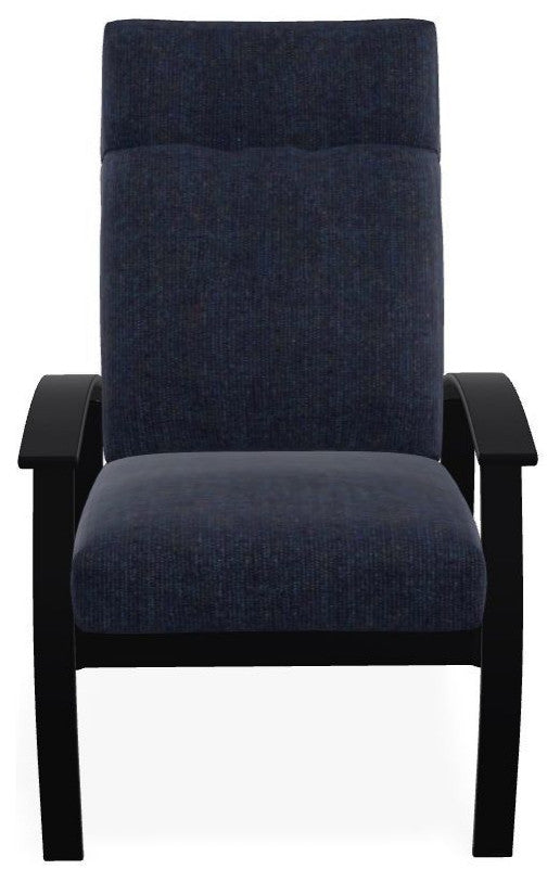 Belle Isle Cushion Outdoor Armchair, Indigo/Black