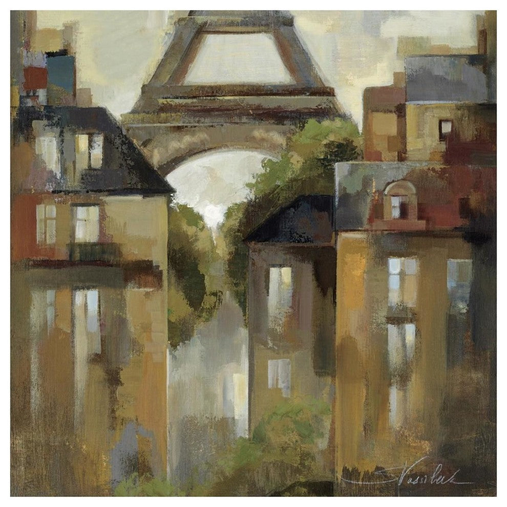 "Paris - Late Summer I" Digital Paper Print by Silvia Vassileva, 26"x26"