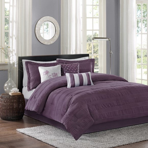 Madison Park Jacquard 7-Piece Comforter Set, California King