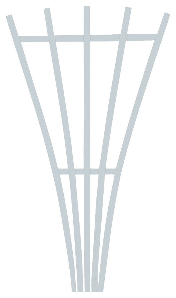 Hartford Fan Trellis, White