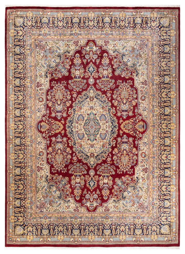 Mogul, One-of-a-Kind Hand-Knotted Area Rug Red, 9'' 1" x 12'' 4"