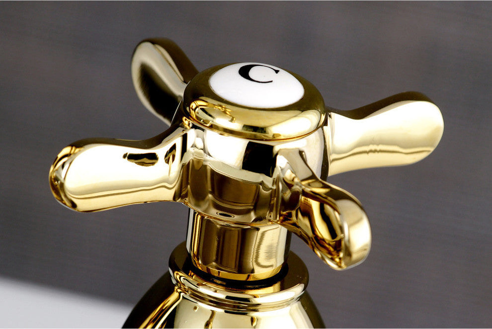 Kingston Brass 4" Centerset Bar Faucet, Polished Brass