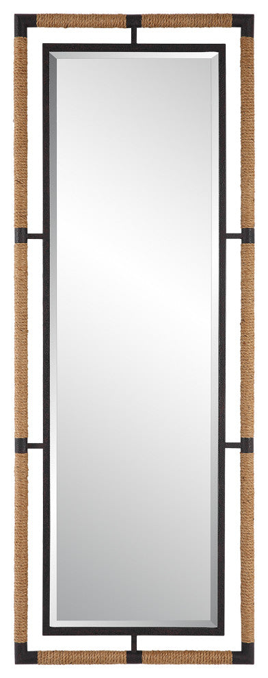 Uttermost 09925 Melville Iron/Rope Tall Mirror