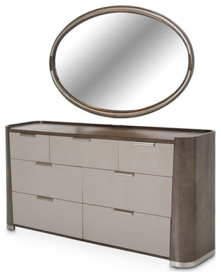 Roxbury Park Dresser with Mirror - Slate