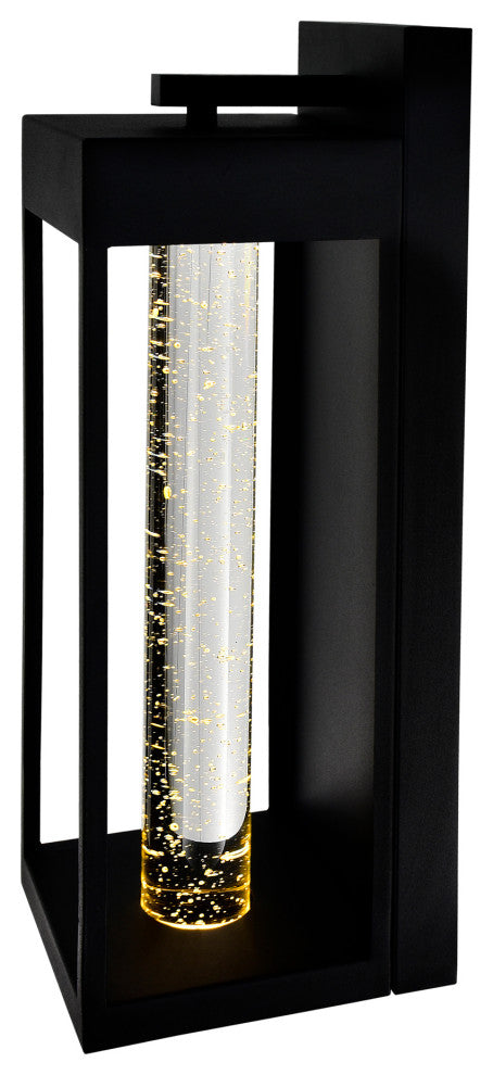 Rochester LED Integrated Black Outdoor Wall Light, 19 Inches