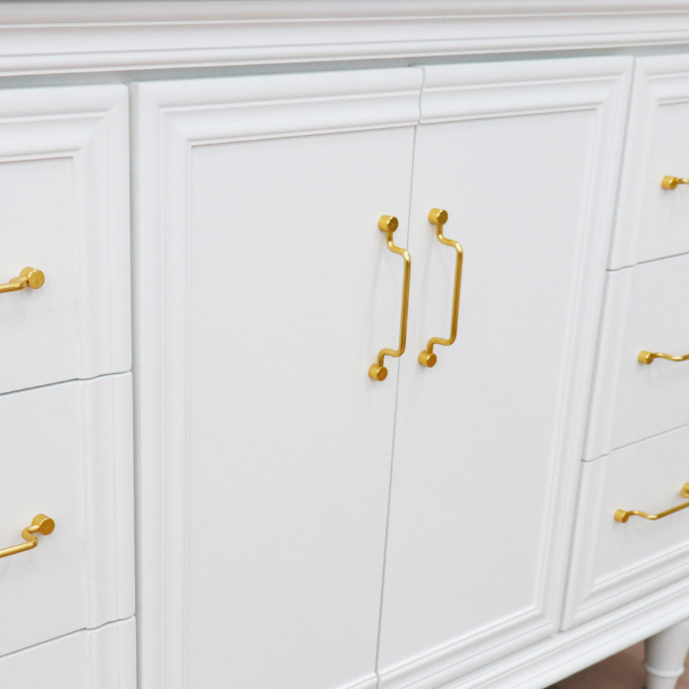 48" Single Vanity, White Finish- Cabinet Only