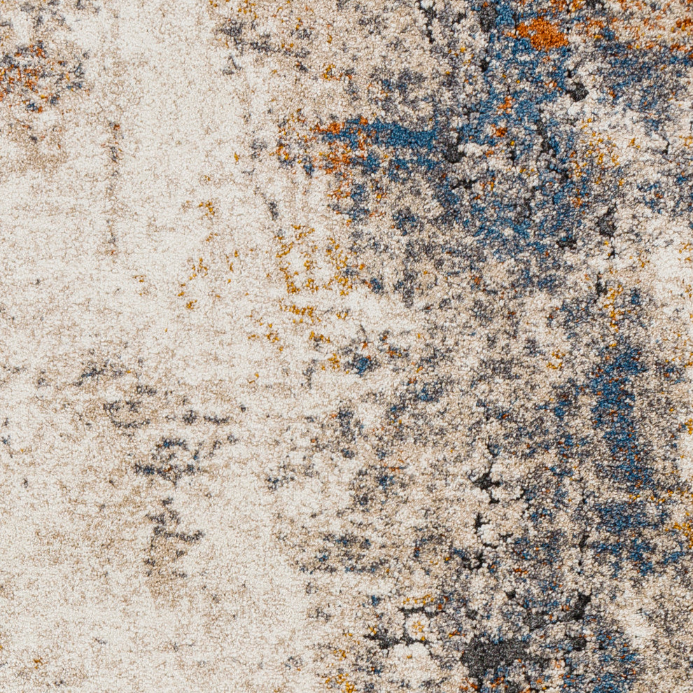 Surya Tuscany TUS-2339 Machine Woven Area Rug, Ivory, 4'3" x 5'7"