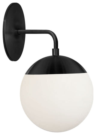 12" Dayana Transitional Modern Wall Sconce, Matte Black