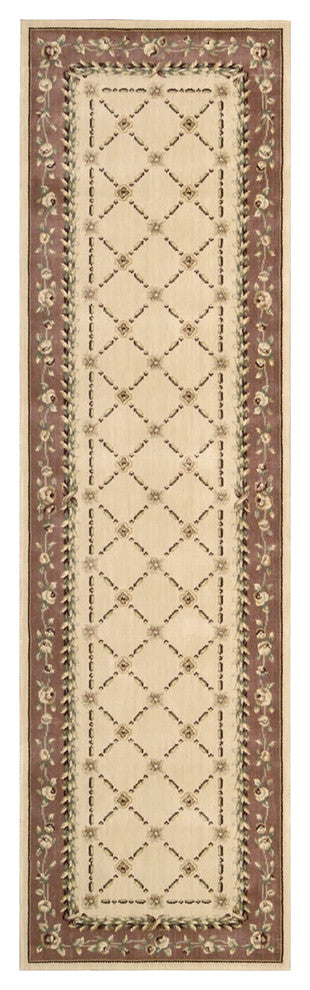 Nourison Grand Chalet CL03 12'' Square Ivory Rug