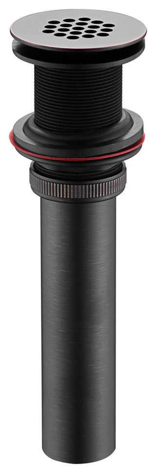 Bathroom Faucet Grid Drain Strainer Without Overflow, Oil Rubbed Bronze