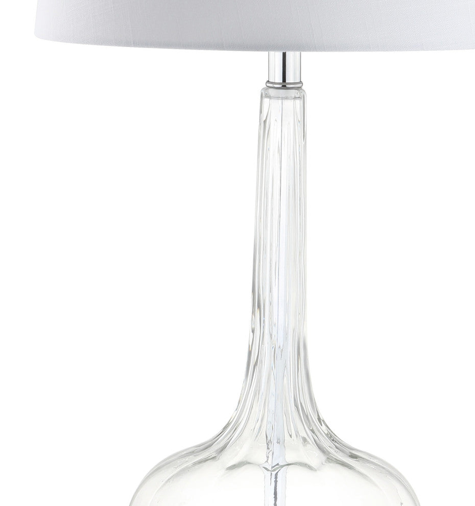 Bette 28.5" Glass Teardrop Table Lamp, Set of 2