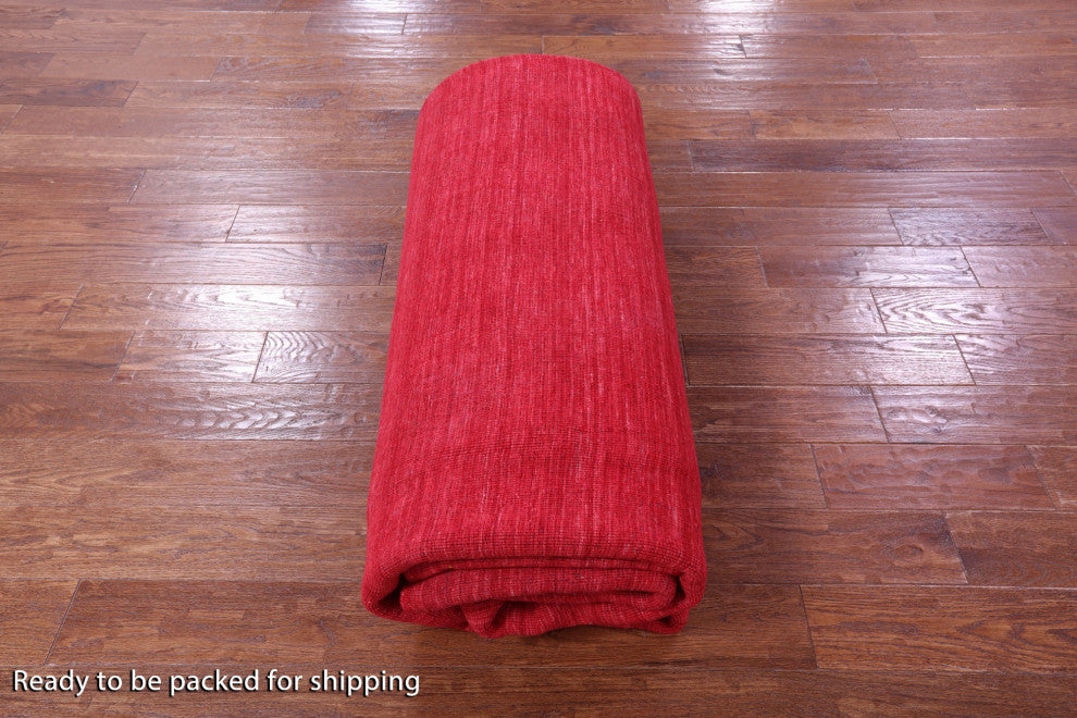 10' Square Persian Gabbeh Handmade Wool Rug - Q15030