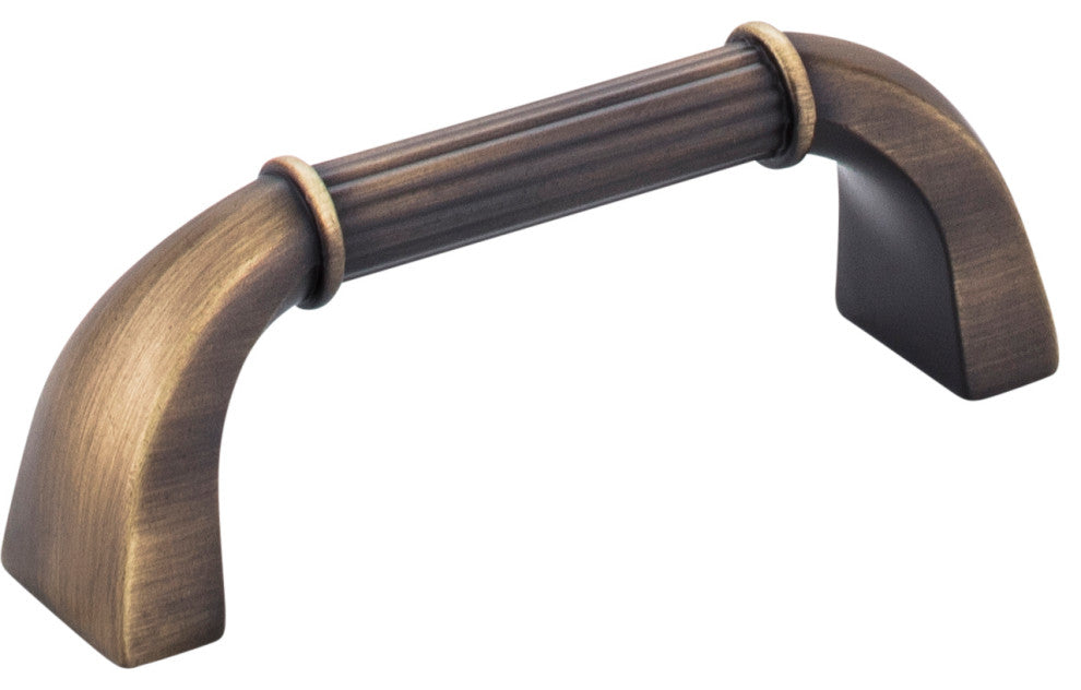 Jeffrey Alexander Z281-ABSB Cordova Cabinet Pull, Antique Brushed Satin Brass