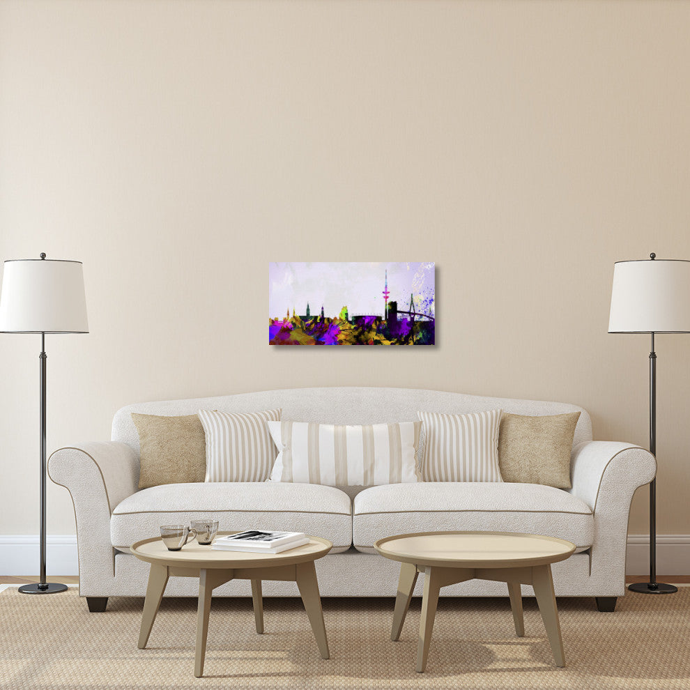 "Hamburg City Skyline" Fine Art Print