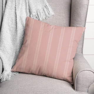 Pink Lines 20x20 Indoor/Outdoor Pillow