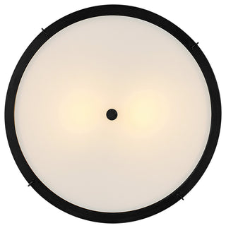 Hinkley Clarke Medium Semi-Flush Mount, Black