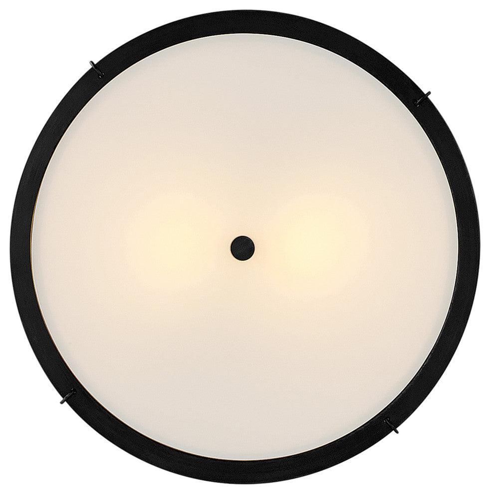 Hinkley Clarke Medium Semi-Flush Mount, Black