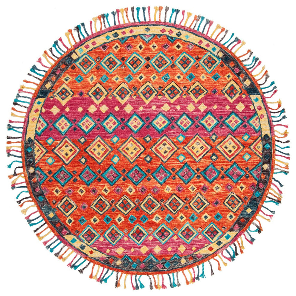 Safavieh Aspen Apn138A  Rug, Orange/Fuchsia, 2'3"x9'0" Runner