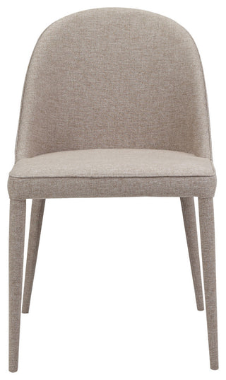 Burton Fabric Dining Chair Light Gray, Set of 2