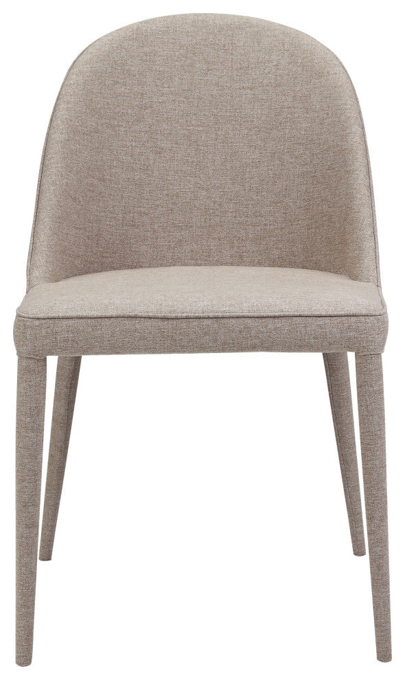 Burton Fabric Dining Chair Light Gray, Set of 2
