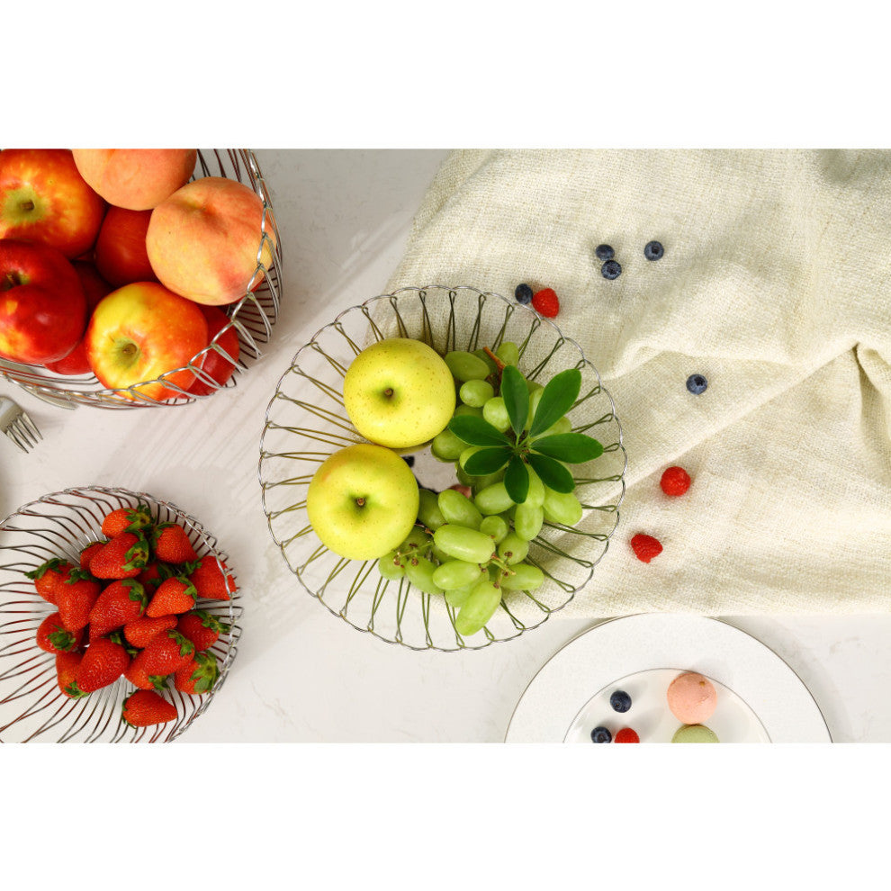 YBM Home Fruit Basket Bowl, 10 Inch, Single