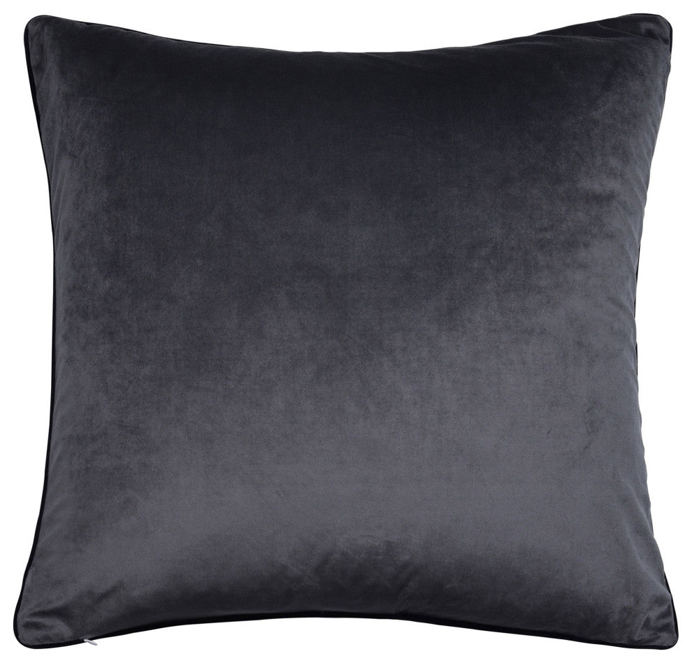 Dann Foley Double Sided Pillow Einstein Quote Gray Velvet 24" X 24"