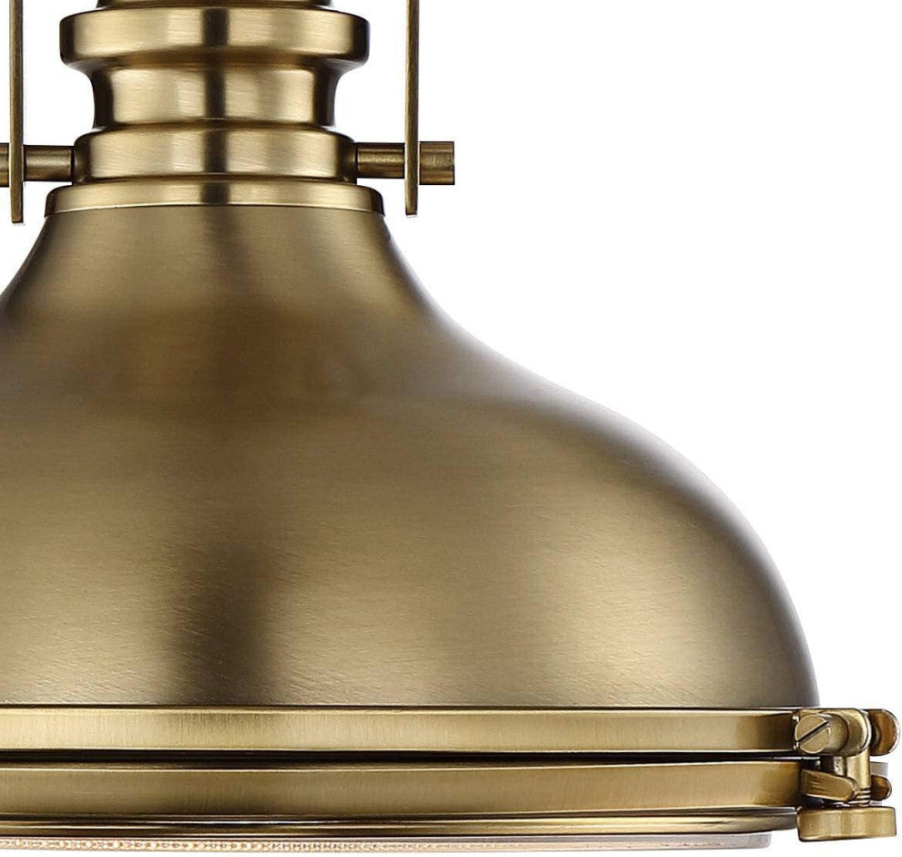 Industrial Ceiling Light Dome Antique Glass Semi Flush Mount Ceiling Lamp