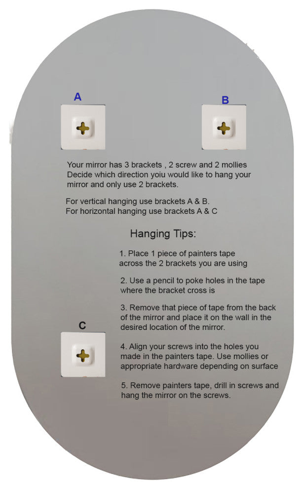 Diamond Bathroom Mirror, 23.6" X 31.5"
