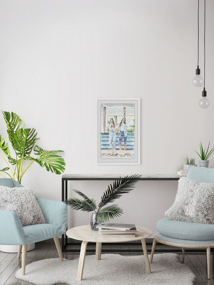 "Fastfood Fashion III" Framed Painting Print, 30"x45"