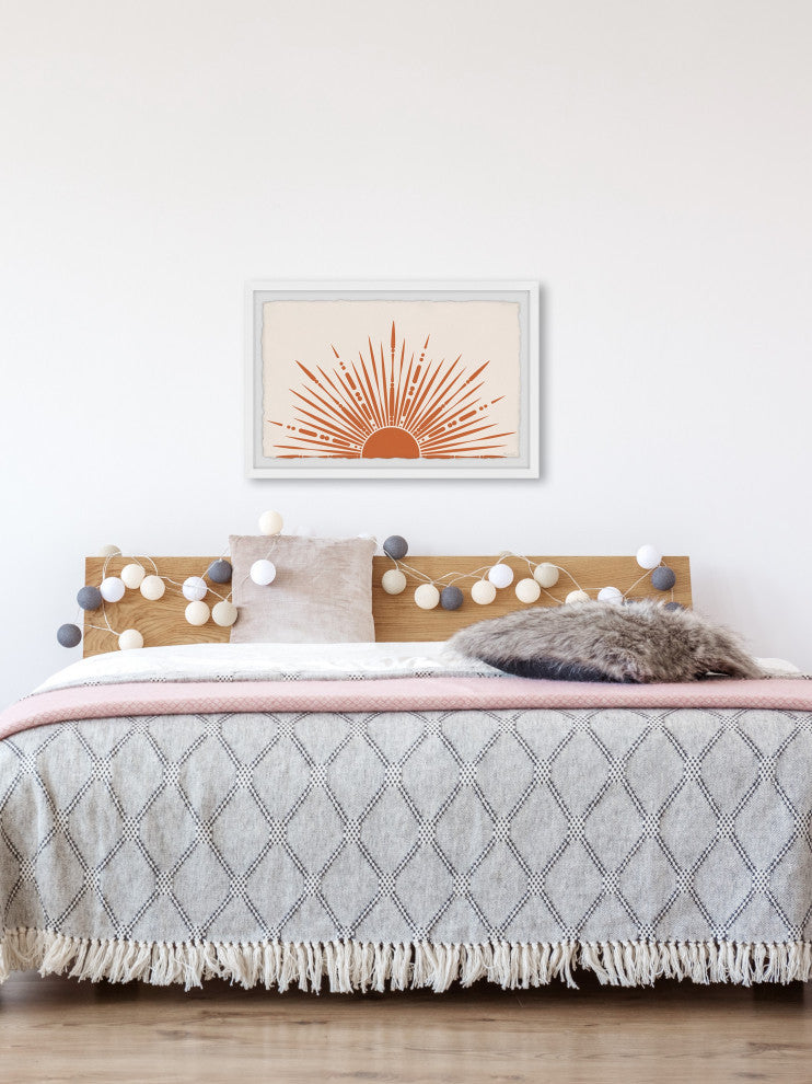"The Sun Rays" Framed Painting Print, 12x8