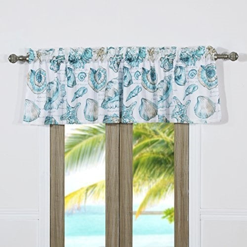 Barefoot Bungalow Cruz Coastal Window Valance