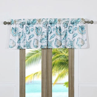 Barefoot Bungalow Cruz Coastal Window Valance