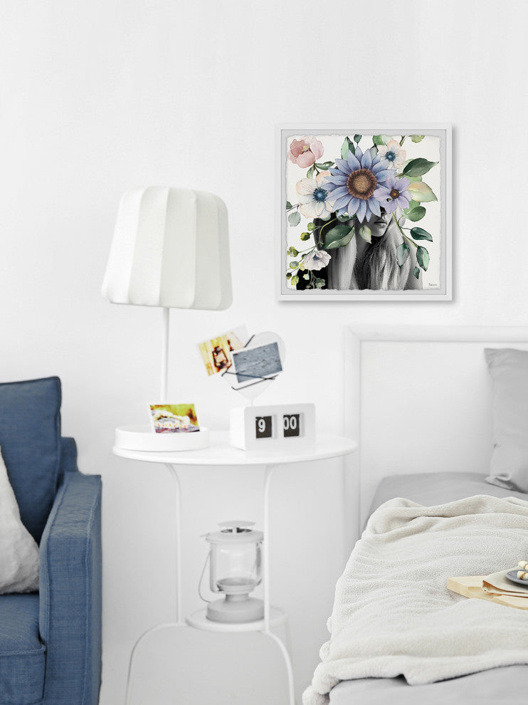 "Magnificent Bloom" Framed Painting Print, 18"x18"