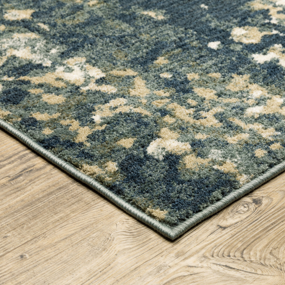 Oriental Weavers Fiona Indoor Rug Blue/ Beige 2'3" X 7'3"