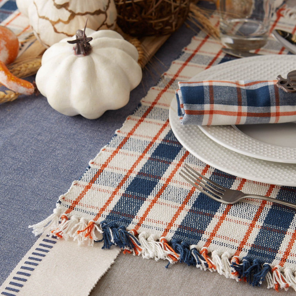 Autumn Farmhouse Plaid Placemat, Set Of 6