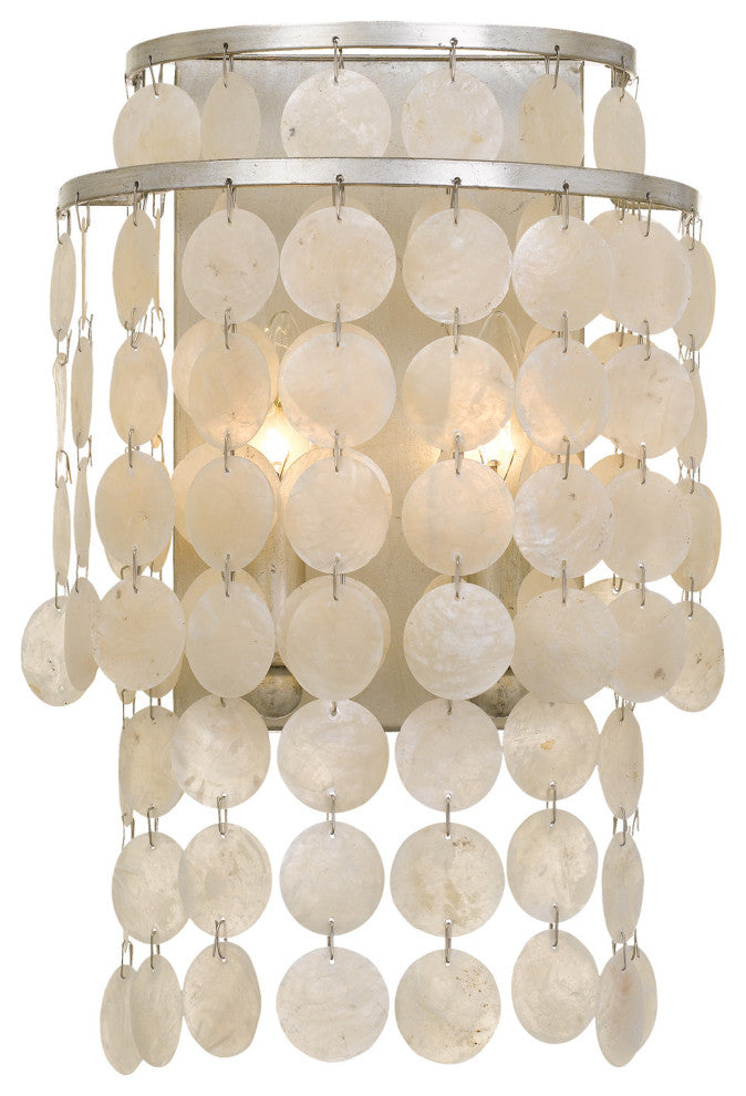 Crystorama Lighting Group BRI-3002 Brielle 2 Light 14" Tall Wall - Antique