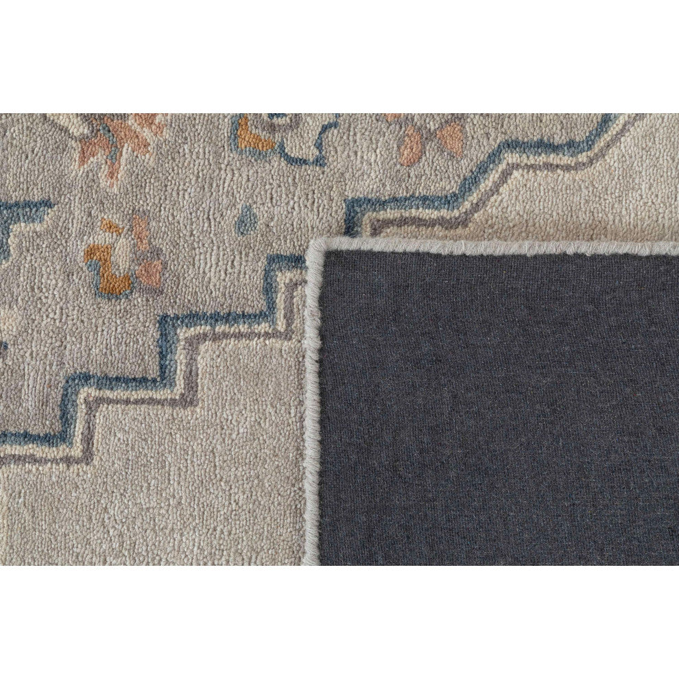 Timeless Britson Hand Made Indoor Area Rug, 2'6"x8', Blue