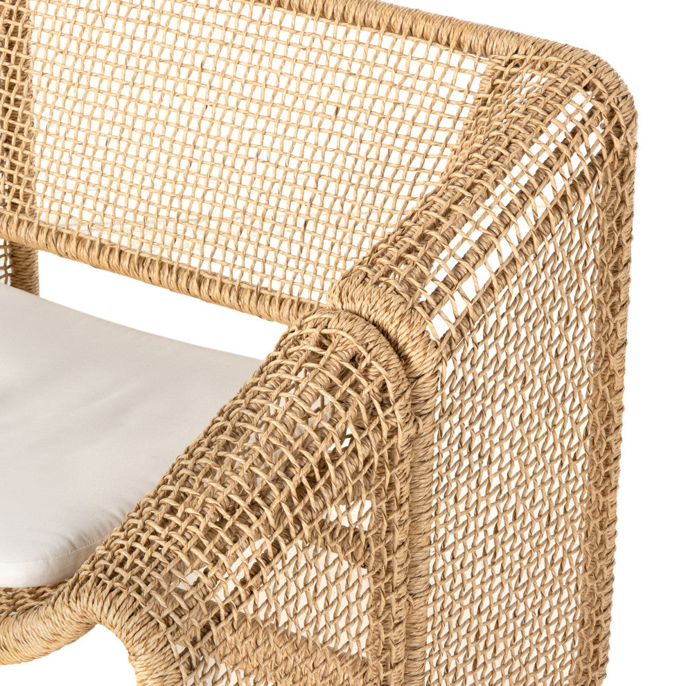 Selma Outdoor Sofa-Faux Hyacinth