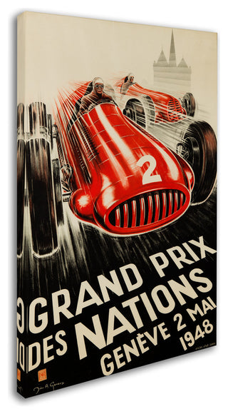 Lantern Press 'Racecar 7' Canvas Art, 12" x 19"