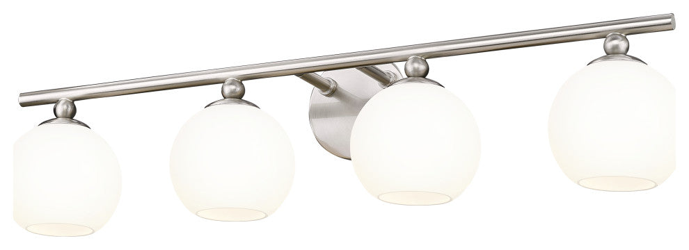 Z-LITE 4-Light Vanity, Brushed Nickel