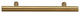 PL400-4-BR-10PK Quinn 4" Center to Center Bar Pull Multipack, Set of 10, Brass