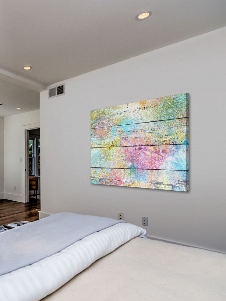 "Vintage Abstract 5182" Painting Print on Canvas by Irena Orlov