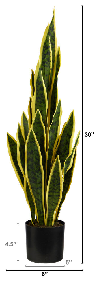 30" Sansevieria Artificial Plant