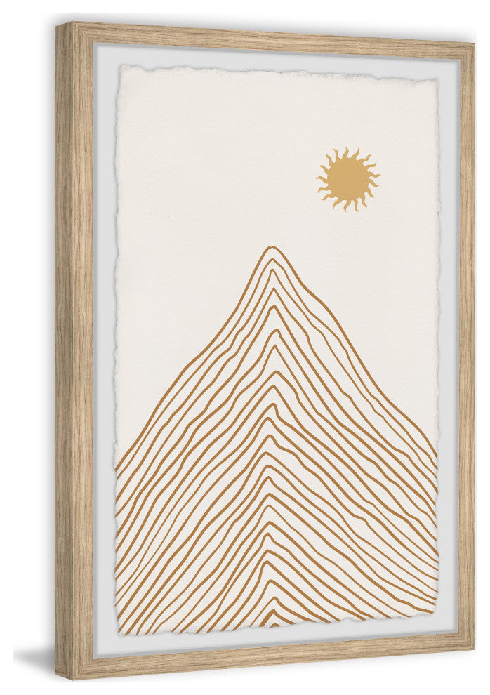 "Majestic Mountain" Framed Painting Print, 30x45
