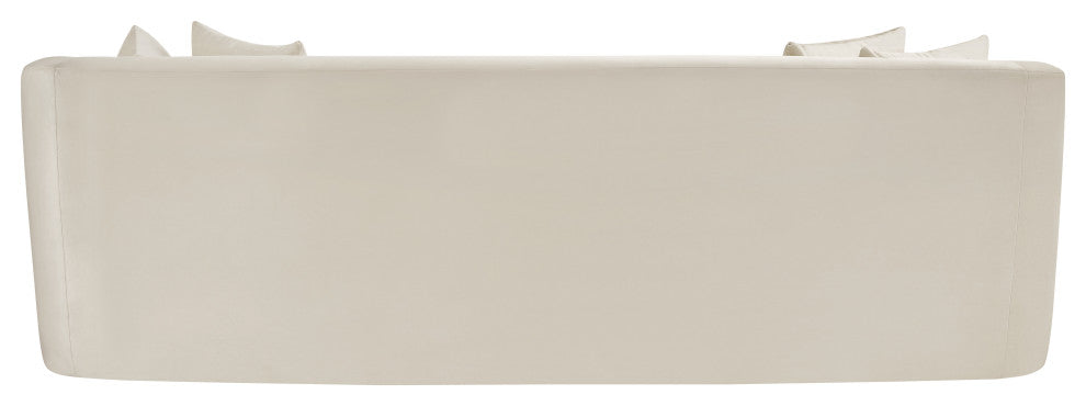 Alder Upholstered Chair, Cream, Velvet, Sofa