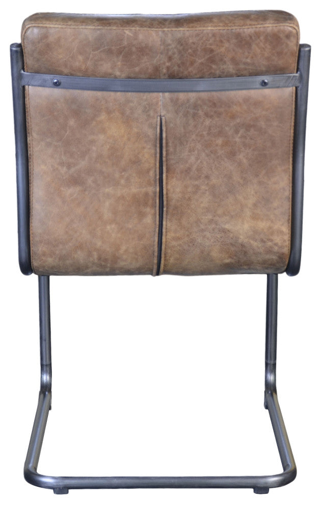 Industrial Ansel Dining Chair Light Brown - M2 - Brown