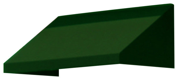 Awntech 3' New Yorker Acrylic Fabric Fixed Awning, Forest