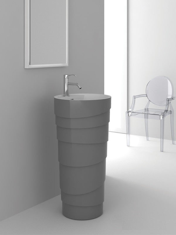 Fine Fixtures Rockview Pedestal, Gray