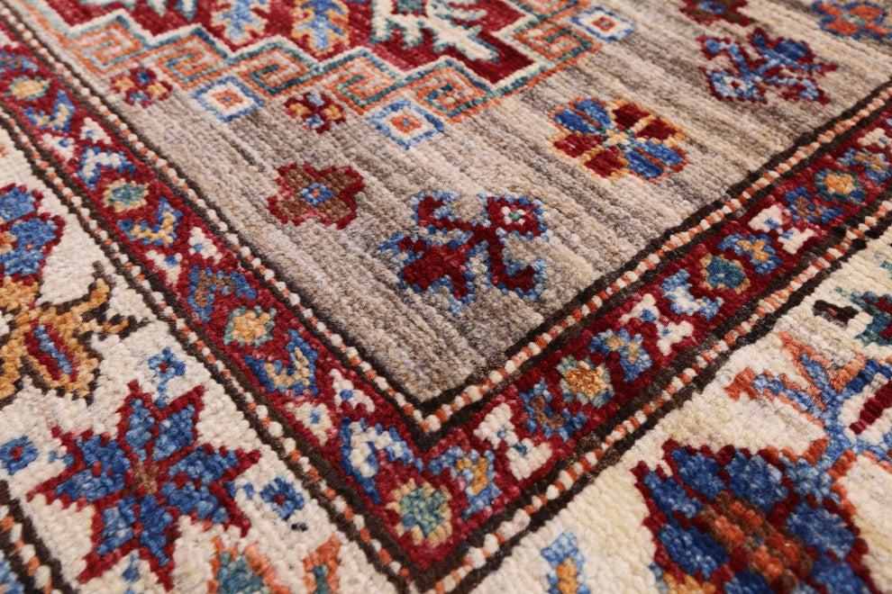 Runner Handmade Super Kazak Rug 2' 9" X 9' 3" - Q12349